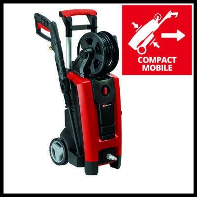 5. Einhell TE-HP 170 Pressure Washer Straight Electric Current 440 l/h Black, Red