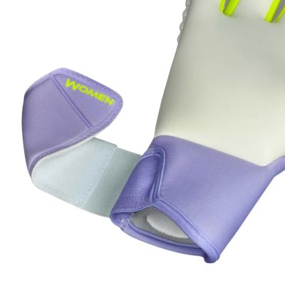 8. Select 89 Women v26 Goalkeeper Gloves Purple, White, and Lime 500097