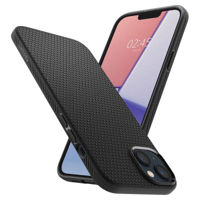 6. Spigen Liquid Air Case for iPhone 14 Plus - Matte Black