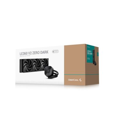 6. DeepCool LE360 V2 ZERO DARK Water Cooling