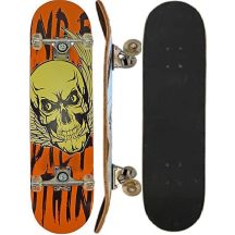 SKULL BEST SPORTING WOODEN SKATEBOARD