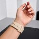 6. Tech-Protect Silicone Strap for Apple Watch 44 / 45 / 46 / 49 mm - Beige