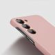 7. Dux Ducis Grit case for Samsung Galaxy S23+ elegant case made of artificial leather pink