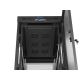 10. 19" 32U 600x1000 black floor-standing rack cabinet with perforated doors LCD Lanberg (Flat Pack)
