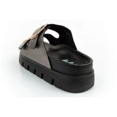 5. Lee Cooper shoes women's slippers silver comfortable platform fashionable