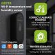 GREENBLUE OUTDOOR WIFI TEMPERATURE AND HUMIDITY SENSOR, ANDROID/IOS, 3.0V DC, LR03X2, IP65 GB741