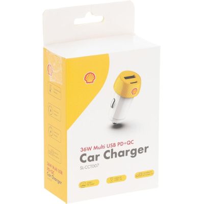 3. MULTI USB PD+QC SHELL CAR CHARGER