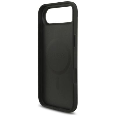 7. Guess 4G Strap Triangle Logo MagSafe Case for iPhone 17 Air - Black