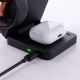 9. Tech-Protect A56 3in1 MagSafe Wireless Charger + USB-C / USB-C Cable 100cm - Black