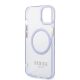 7. Guess GUHMP14SHTCMU iPhone 14 6.1" purple/purple hard case Gold Outline Translucent MagSafe