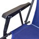 6. FOLDING TOURIST AND BEACH CHAIR WITH ARMRESTS 52X54X26/66CM BLUE