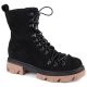10. Vinceza W JAN255 black suede insulated boots