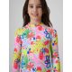 4. Girls' one-piece swimsuit with UPF50+ filter 4F 4FJRSS26USWSF144-92A