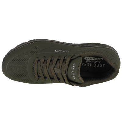 3. Skechers Uno-Stand On Air 52458-DKGR Green 41