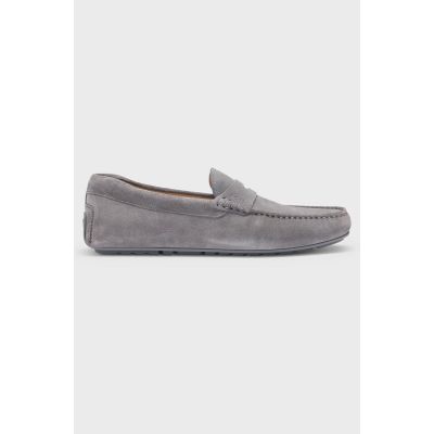 BOSS medium grey Noel Mocc sdpeb shoes (50541750-035)