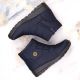 4. News W EVE437B navy blue wedge snow boots