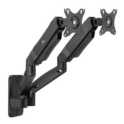 12. MACLEAN WALL MOUNT FOR TWO MONITORS 17-32'', 9KG MAX, MECHANICAL SPRING MC-988