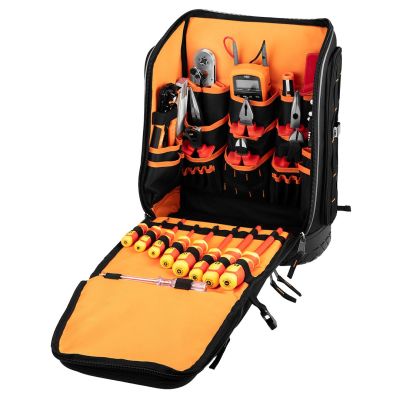 16. Electrician’s Backpack with 31 Pieces