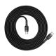 2. Baseus CATKLF-HG1 USB-C - USB-C PD QC cable 60W 3A 480Mb/s 2m - black and gray