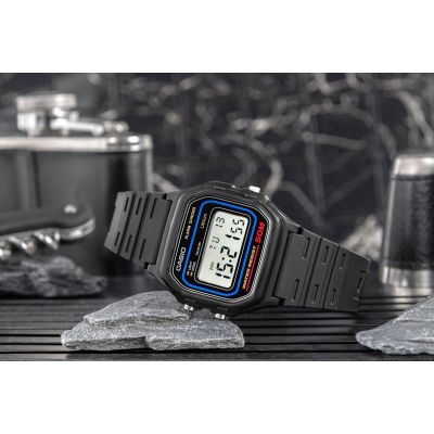 6. Men's Watch CASIO W-59-1VQES + BOX