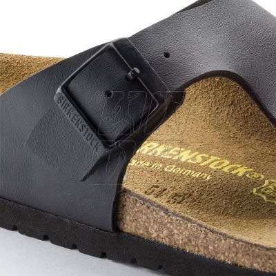 3. Birkenstock Ramses Birko-Flor Black women's flip-flops narrow (44793)