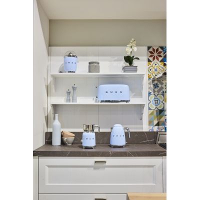 13. Smeg TSF02PBEU Toaster 4 Slices 1500W Blue