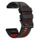 3. Tech-Protect Iconband Pro Strap for Garmin Fenix 5X / 5X Plus / 6X / 6X Pro / 7X / 8 / 8 Pro / 9 / 9 Pro (51 mm) – Black-Red