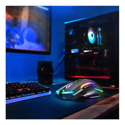6. Spirit of Gamer ELITE M70 Gaming Mouse Right Side RF Wireless + Bluetooth Optical 4800 DPI