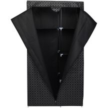TEXTILE WARDROBE 90x45x170CM ORNAMENT 45207