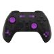 Dragonshock PopTop Black, Purple Bluetooth Gamepad Analog/Digital Nintendo Switch, PC