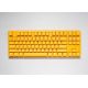 9. Ducky One 3 Yellow TKL Gaming Keyboard USB German Yellow