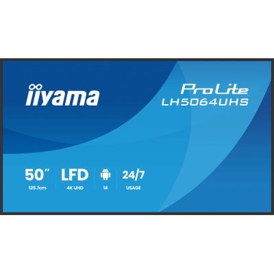 2. Monitor iiyama LH5064UHS-B1AG 50 IN LCD UHD - Flat screen - 127 cm