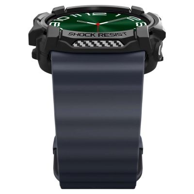 5. Spigen Rugged Armor Case for Samsung Galaxy Watch Ultra (47mm) - Matte Black