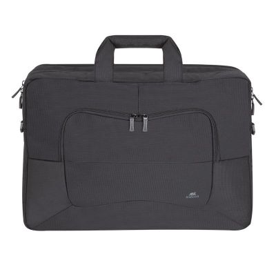 25. RIVACASE 17.3" TEGEL LAPTOP BAG, BLACK, WATER-RESISTANT MATERIAL, COMPARTMENTS FOR 10.1" TABLET, SMARTPHONE, DOCUMENTS AND ACCESSORIES