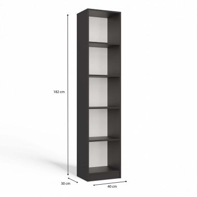 6. BOOKSHELF 40 CM ANTHRACITE