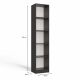 6. BOOKSHELF 40 CM ANTHRACITE
