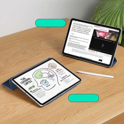 6. ESR Rebound Magnetic Case for iPad Pro 12.9” 2020 / 2021 / 2022 / iPad Air 13” 2024 / 2025 - Blue