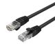 Orico PUG-C6 CAT6 1000Mbps RJ45 Ethernet Network Cable Internet LAN Round 1m - Black