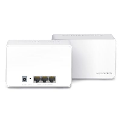 2. Mercusys Halo H80X System (2-pack) Dual-band (2.4 GHz/5 GHz) Wi-Fi 6 (802.11ax) White 3 Internal