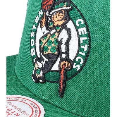 3. Mitchell & Ness NBA Boston Celtics Top Spot Snapback Hwc Celtics Cap HHSS3256-BCEYYPPPGREN