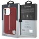 8. Mercedes Silicone White Stripe MagSafe Case for iPhone 16 Pro Max - Red