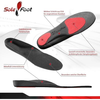 5. SoleFoot Unisex Deluxe Edition SPORT DELUXE Insoles