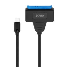 SAVIO ADAPTER USB-C 3.1 GEN 1 (M) - SATA (F) FOR 2.5" DRIVES AK-69