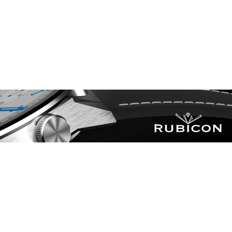 15. Rubicon RNCE99 Black Metal + Silicon Smartwatch SMARUB194