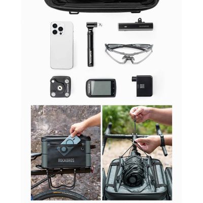 15. Rockbros A30 ROAD TO SKY Foldable Bike Bag for Trunk 15-30L - Gray