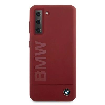 3. BMW Silicone Signature Logo Case for Samsung Galaxy S21+ - Red