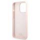 7. Karl Lagerfeld Silicone Ikonik Karl&Choupette MagSafe Case for iPhone 13 Pro Max - Light Pink