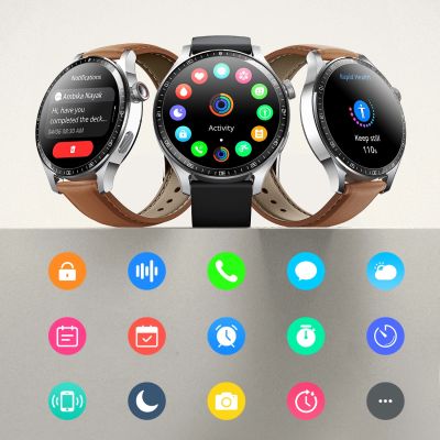 13. Joyroom Classic Series JR-FC2 Pro Smartwatch with Call Answering Function - Silver
