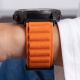 7. Tech-Protect Nylon Pro Strap for Garmin Fenix 5X / 5X Plus / 6X / 6X Pro / 7X / 8 / 8 Pro / 9 / 9 Pro (51 mm) – Orange