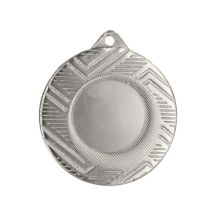 General silver medal with space for a 25 mm emblem – steel medal